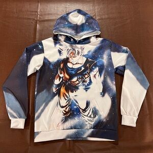 AOP DragonBall Z Goku Hoodie Sweatshirt - Size Medium